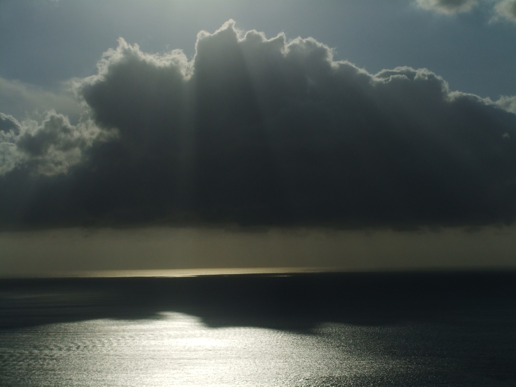 Cloud over the mediterranian sea
